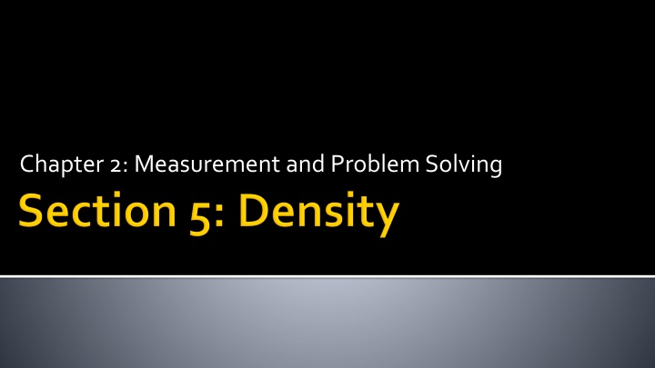 chapter 2 measurement and problem solving