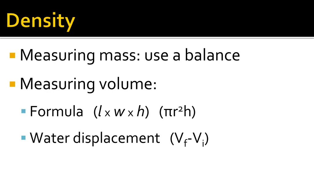 measuring mass use a balance