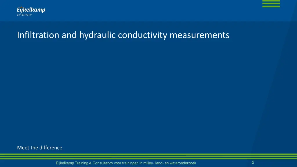 infiltration and hydraulic conductivity