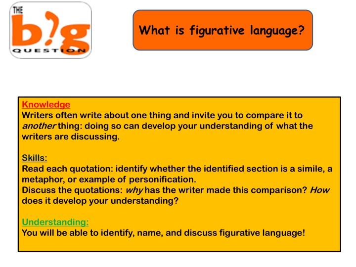 what is figurative language