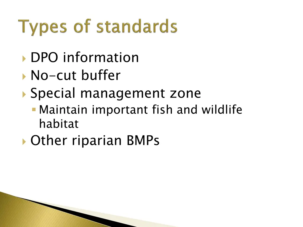 dpo information no cut buffer special management