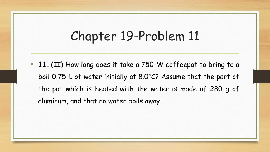 chapter 19 problem 11