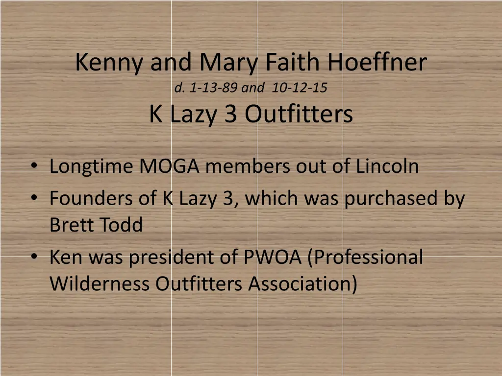 kenny and mary faith hoeffner