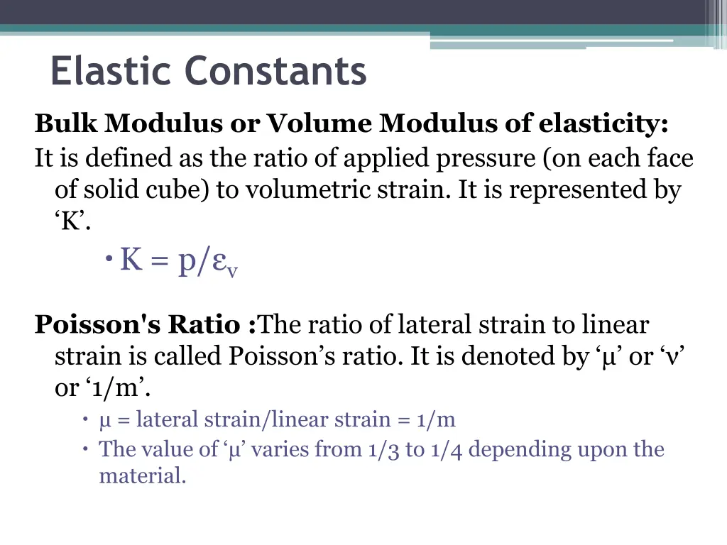 elastic constants 2