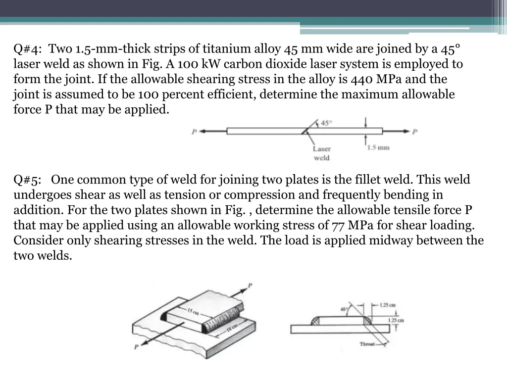 q 4 two 1 5 mm thick strips of titanium alloy