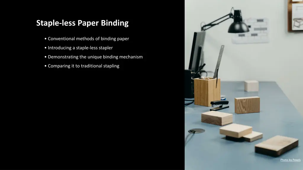 staple less paper binding