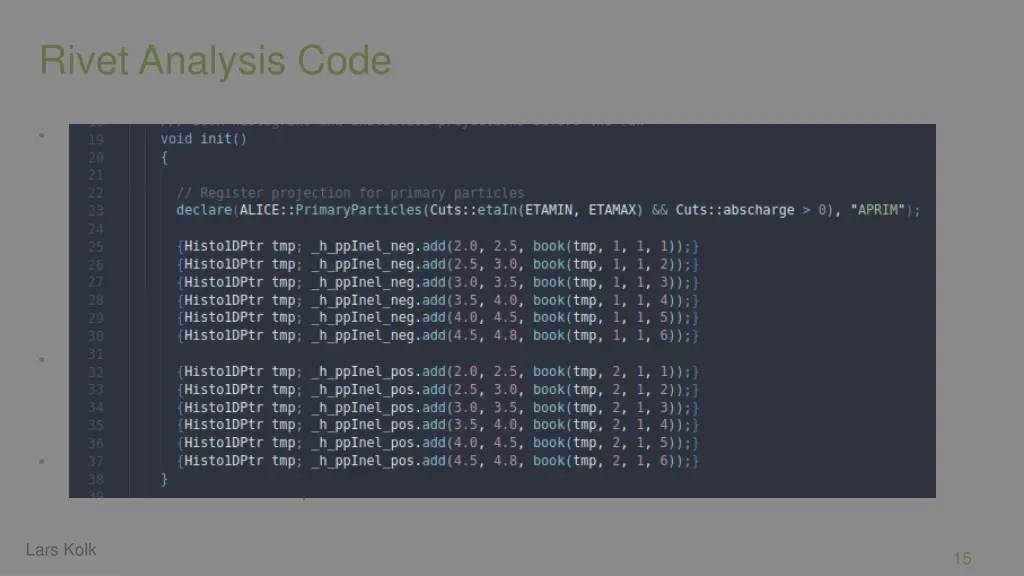 rivet analysis code 2