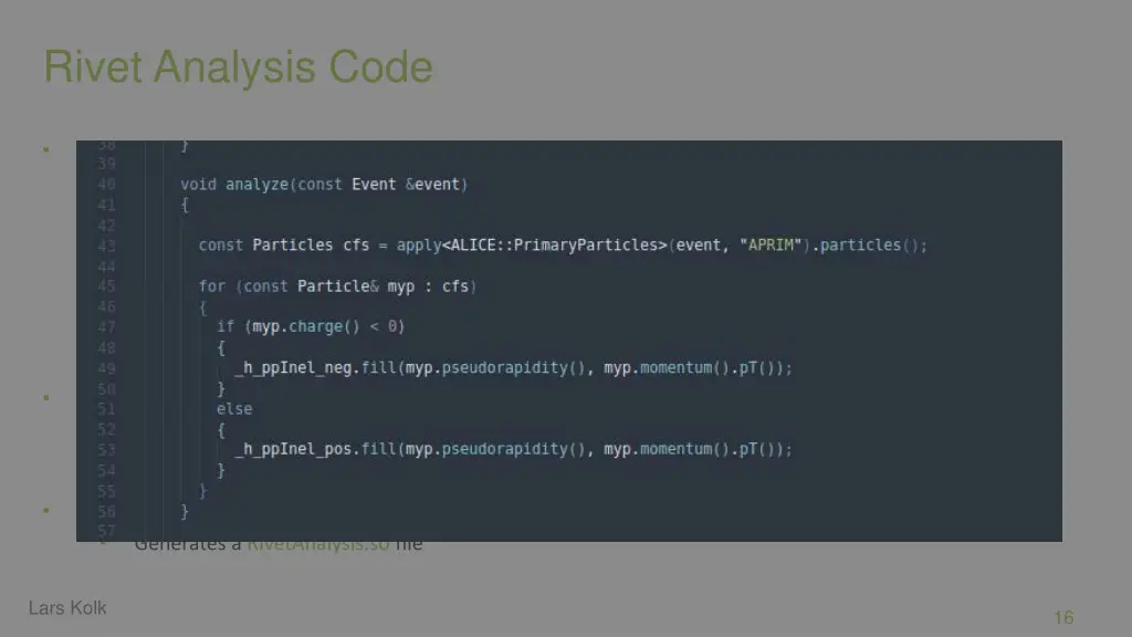 rivet analysis code 3