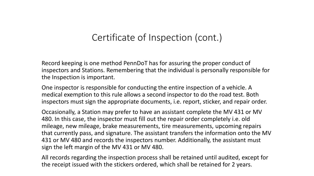 certificate of inspection cont 2