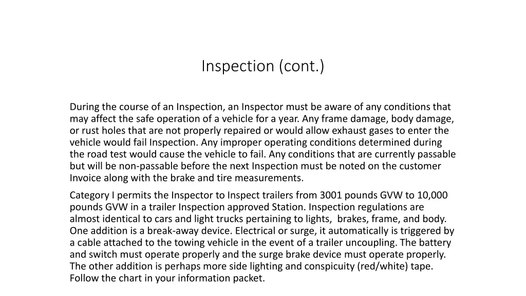 inspection cont 3