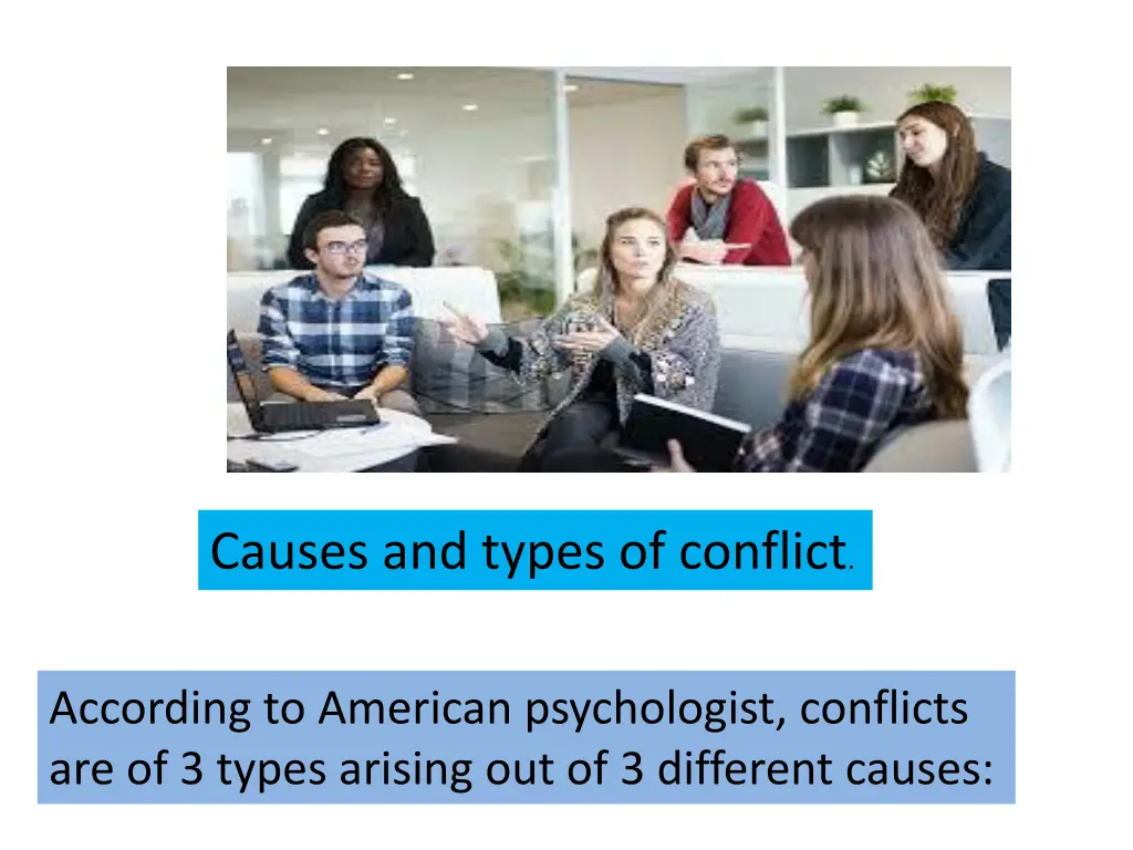 causes and types of conflict