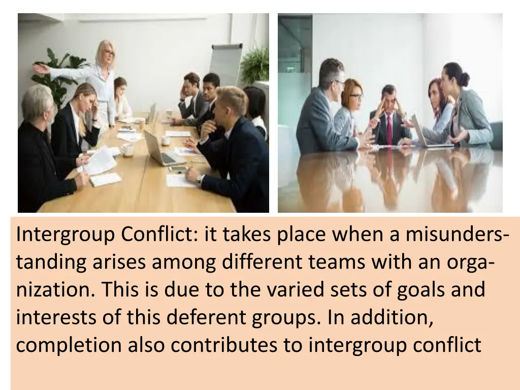 intergroup conflict it takes place when