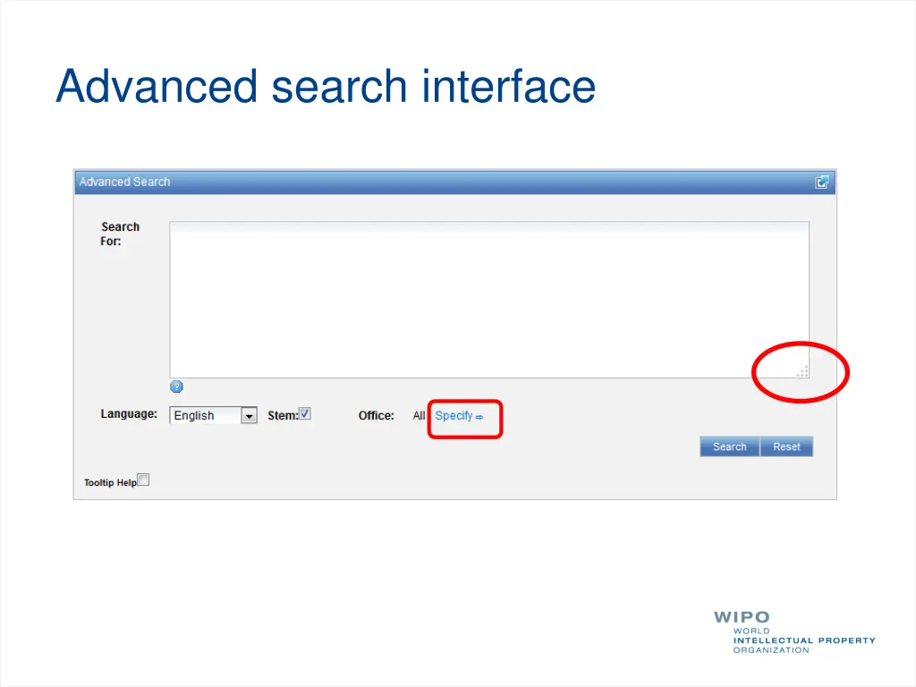 advanced search interface 2