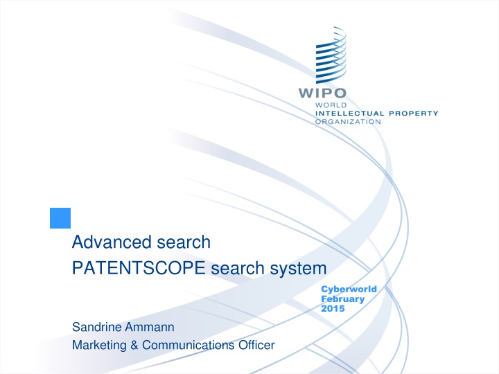 advanced search patentscope search system