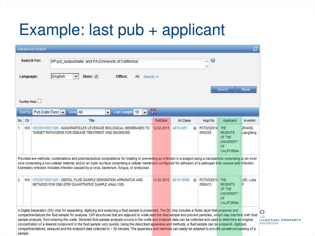 example last pub applicant