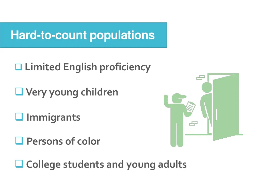 hard to count populations