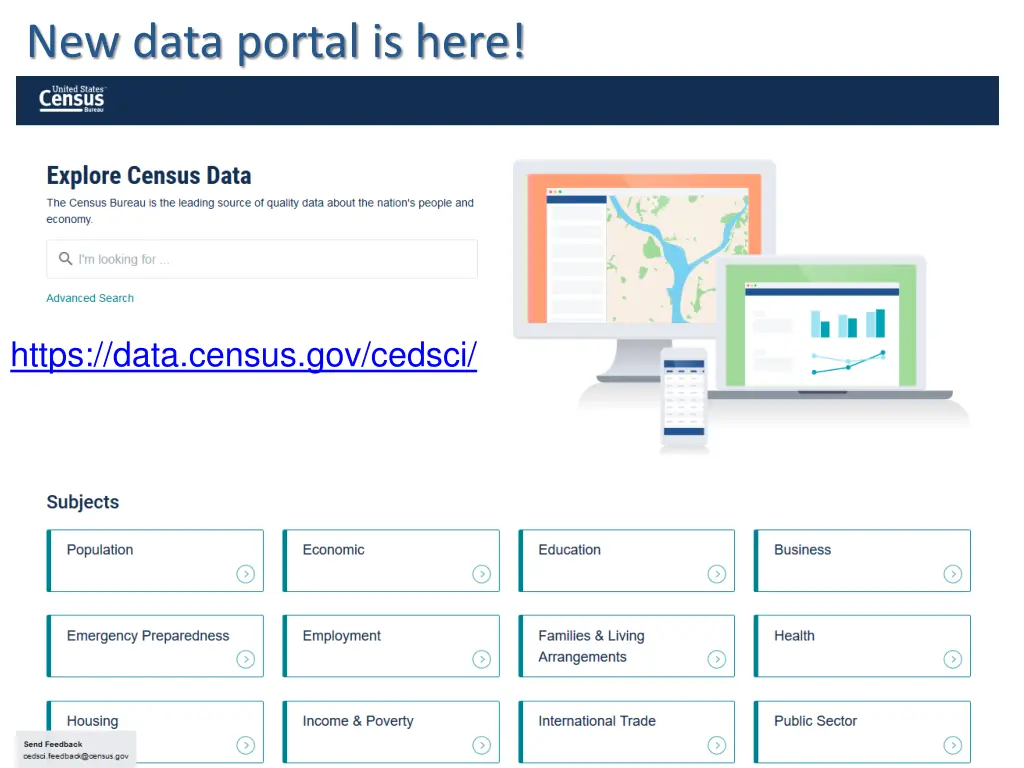 new data portal is here