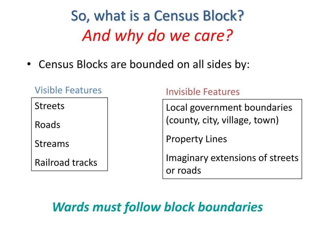 so what is a census block and why do we care