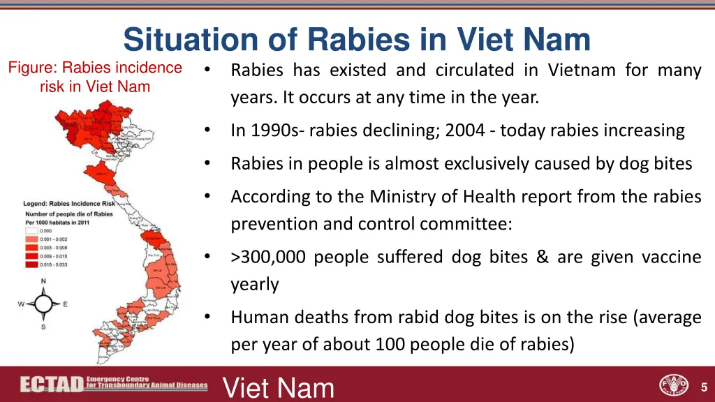 situation of rabies in viet nam rabies