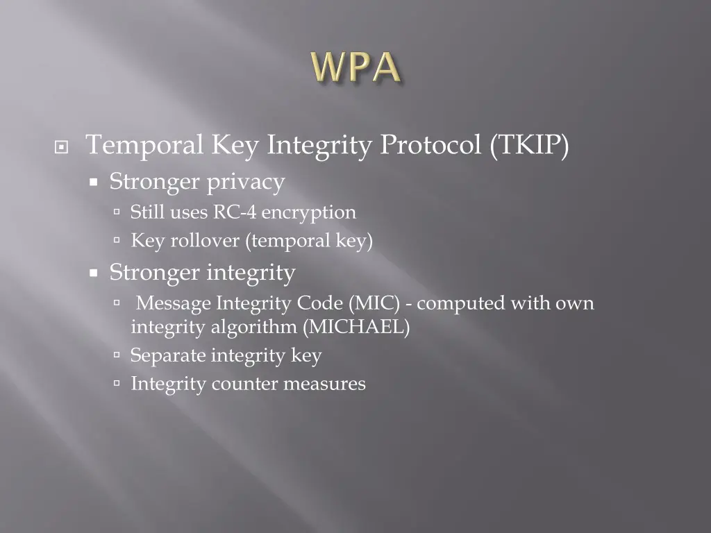 temporal key integrity protocol tkip stronger