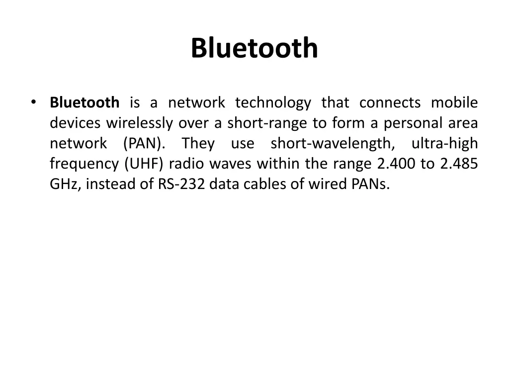 bluetooth