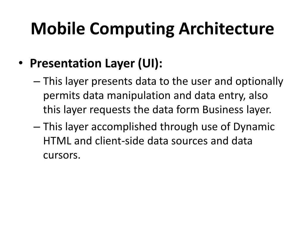 mobile computing architecture 1