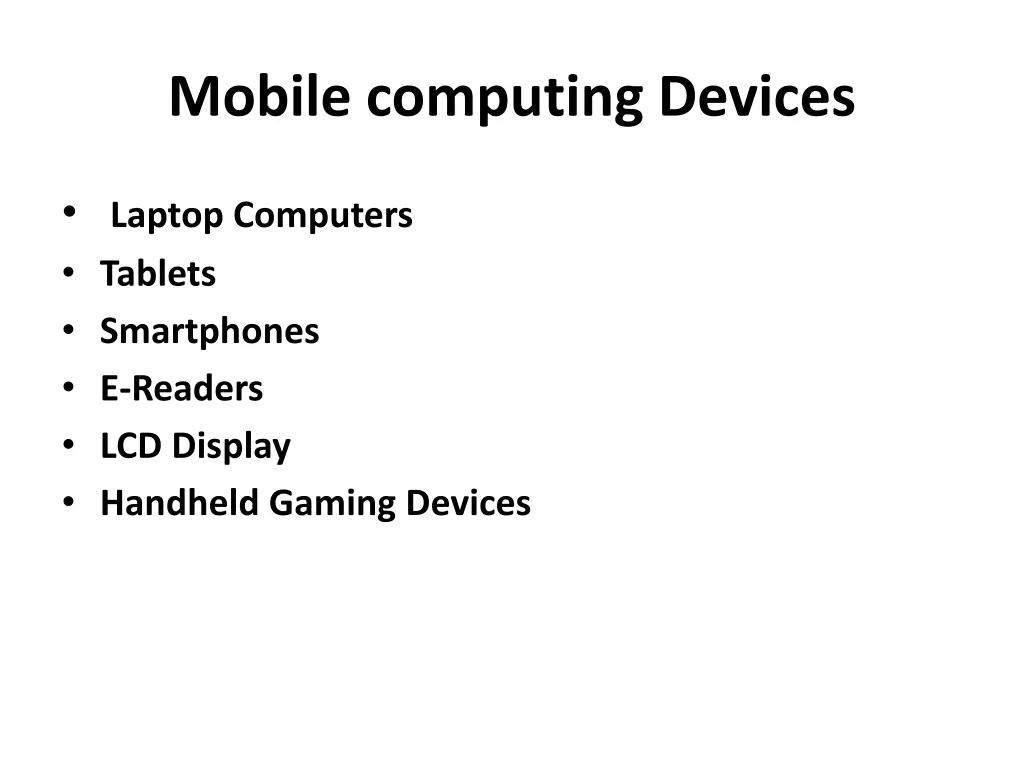 mobile computing devices