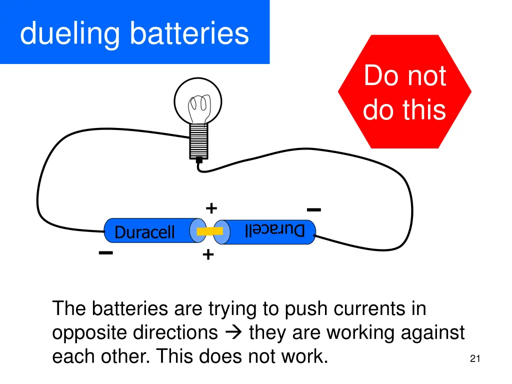 dueling batteries