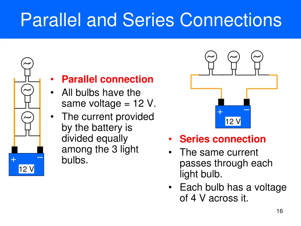 parallel and series connections