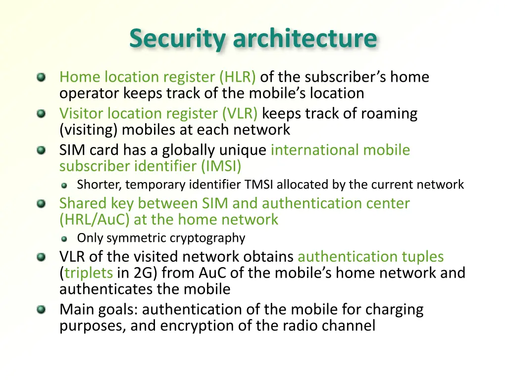 security architecture