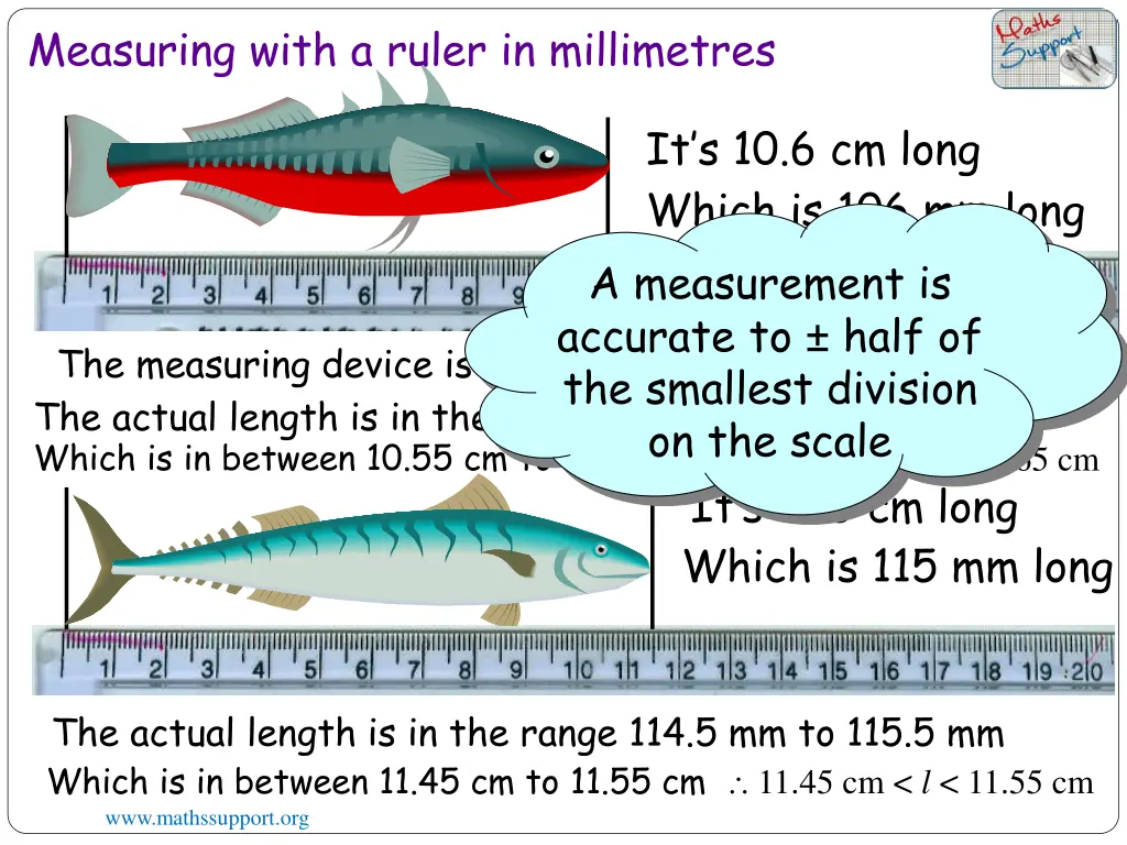 measuring with a ruler in millimetres