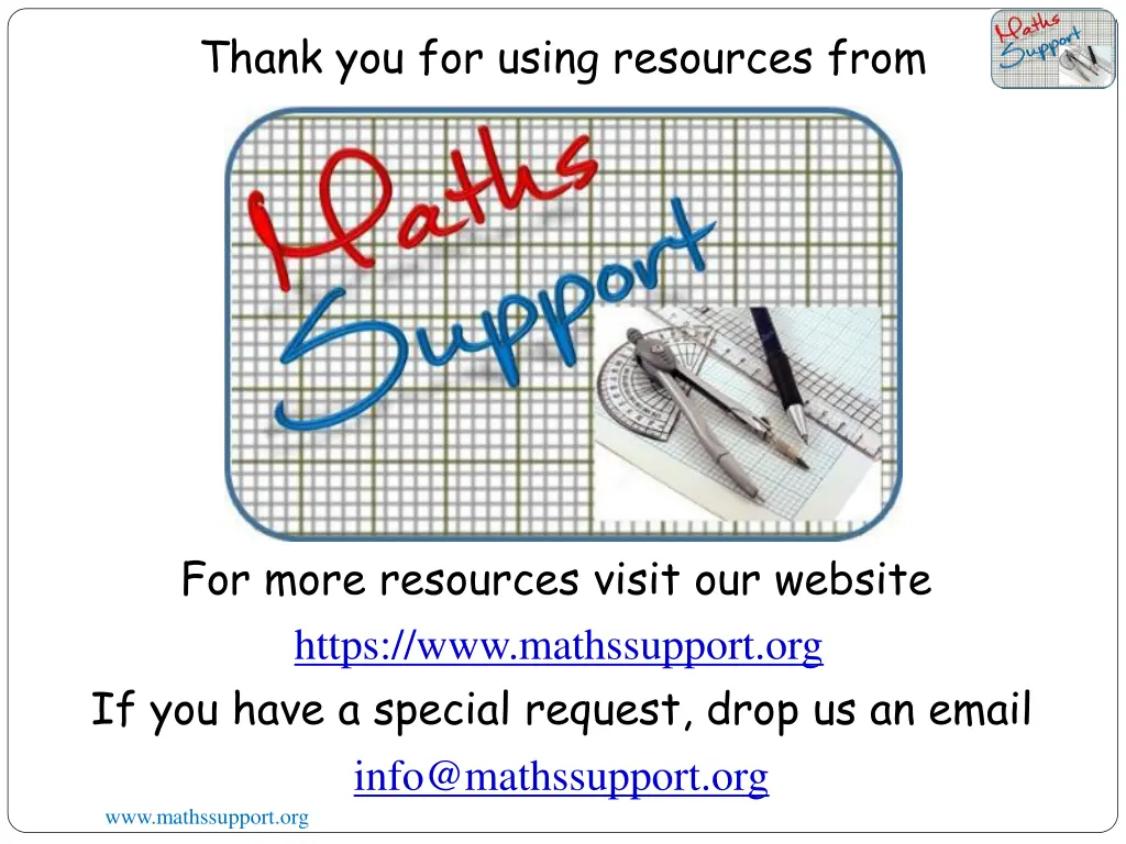 thank you for using resources from