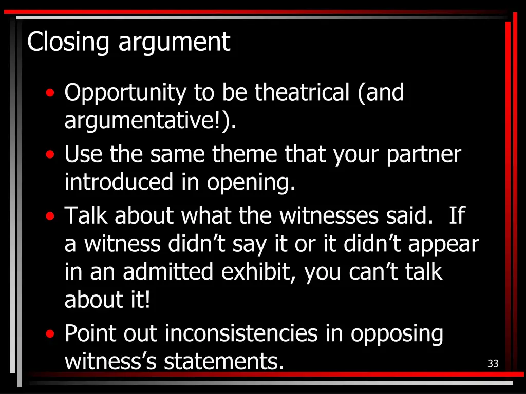 closing argument