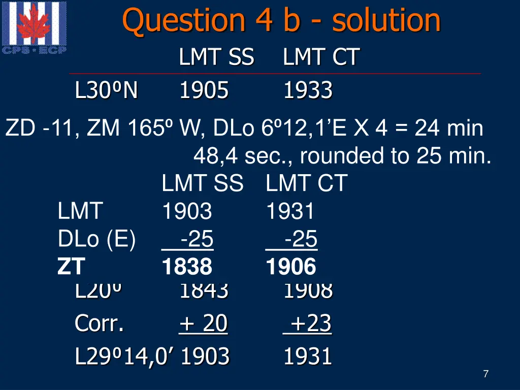 question 4 b solution lmt ss l30 n 1905