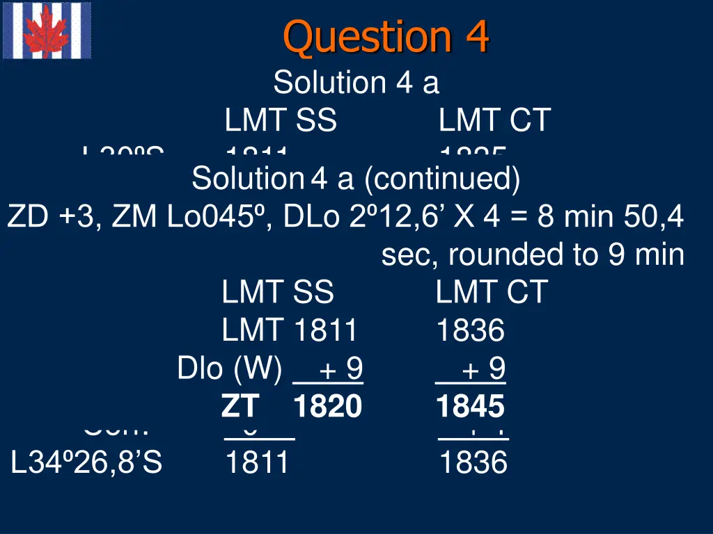 question 4 solution 4 a lmt ss 1811 1811 0