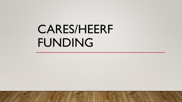 cares heerf funding