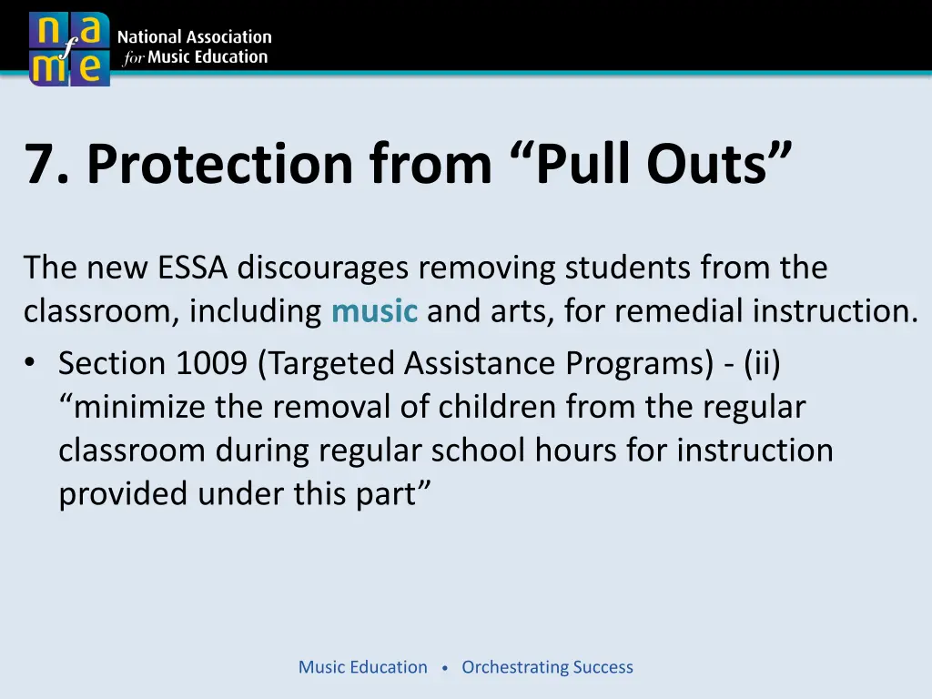 7 protection from pull outs