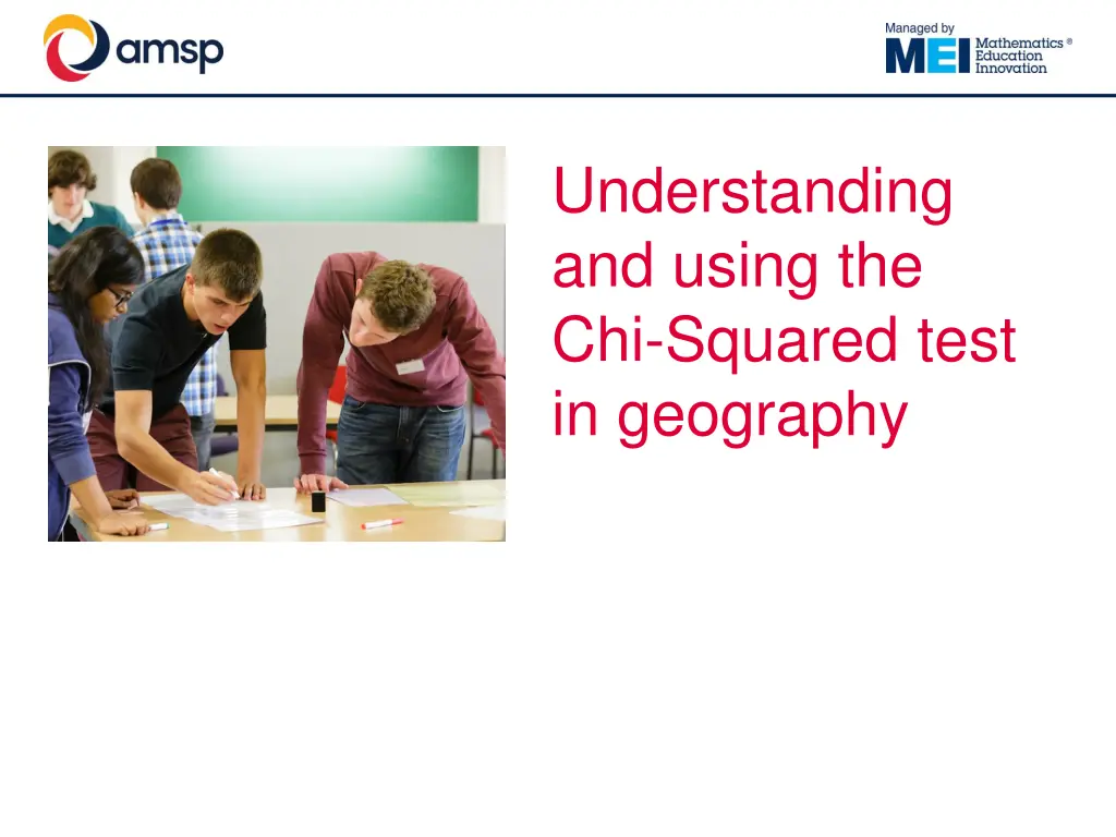 understanding and using the chi squared test