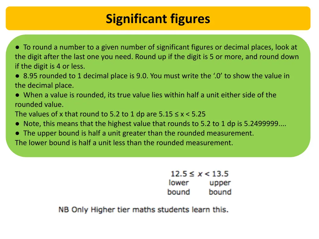 significant figures 1