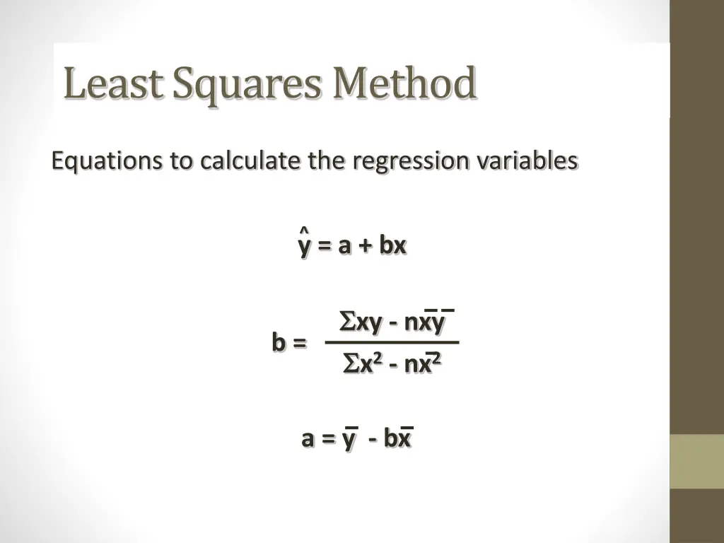 least squares method 2