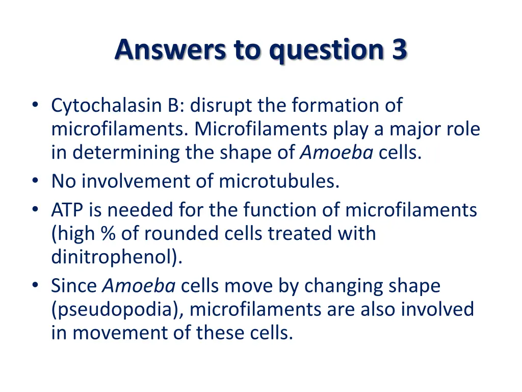 answers to question 3