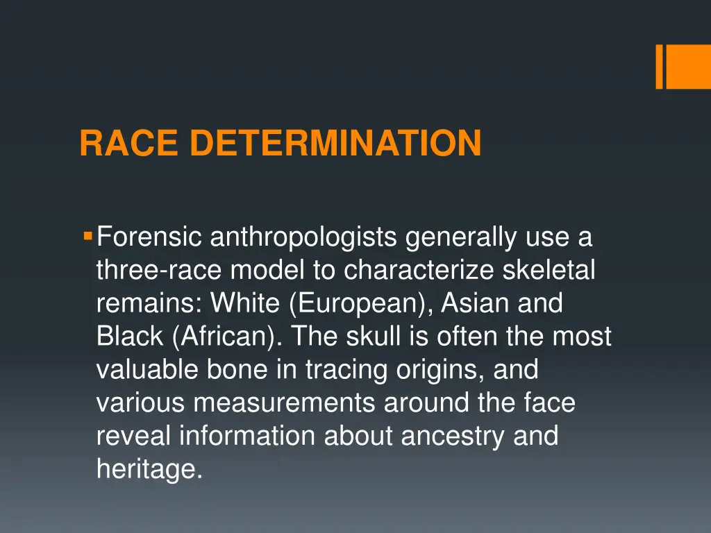 race determination