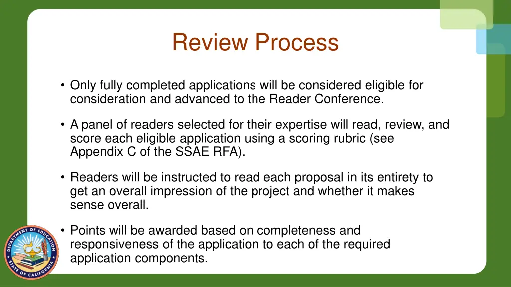 review process