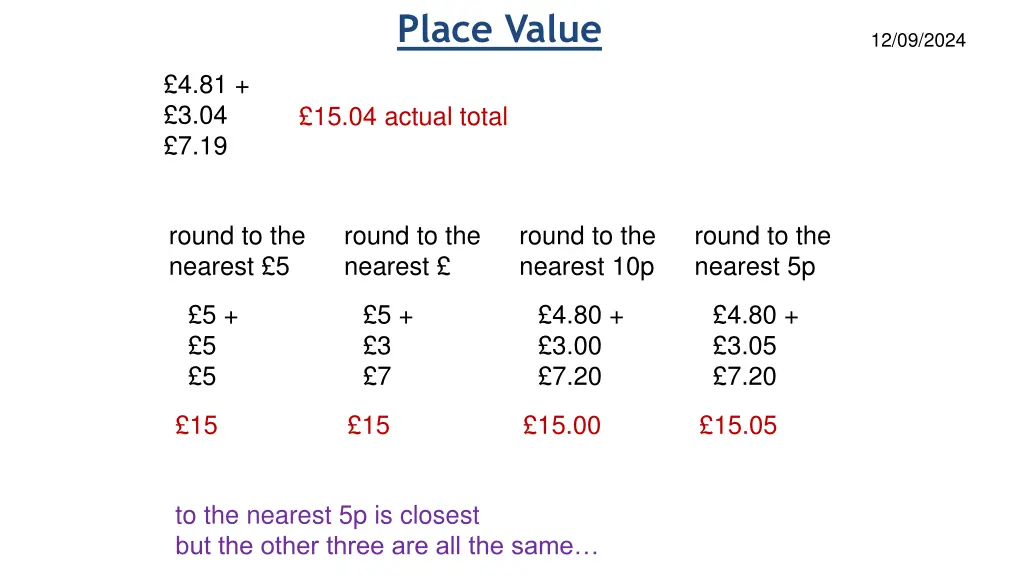 place value 4