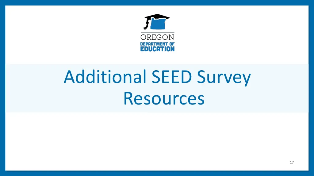 additional seed survey resources