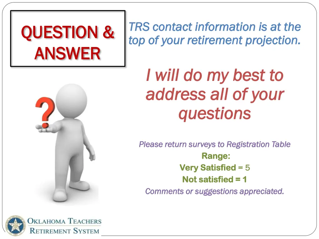 trs contact information is at the trs contact