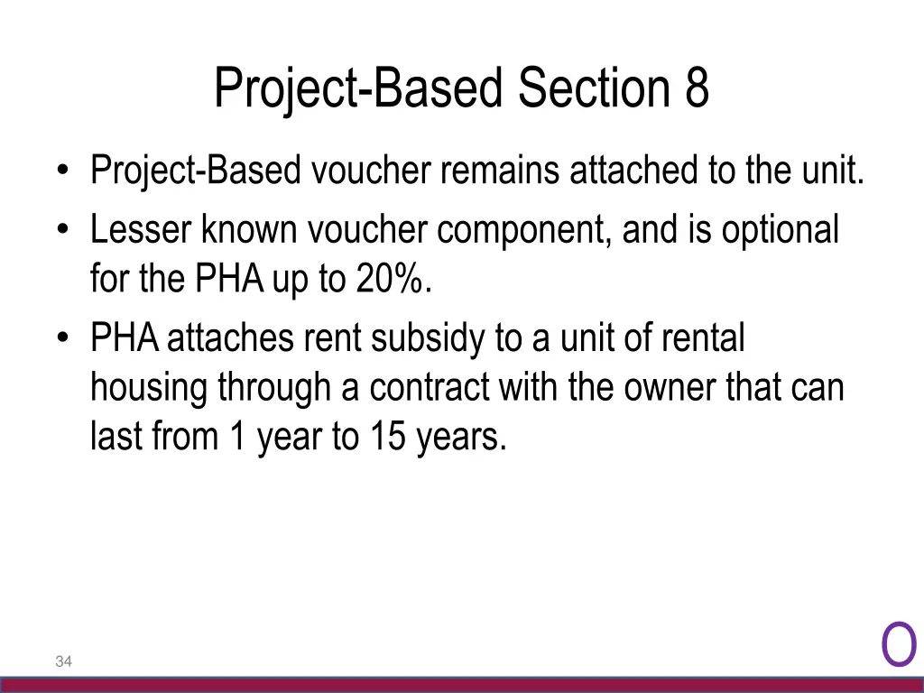 project based section 8