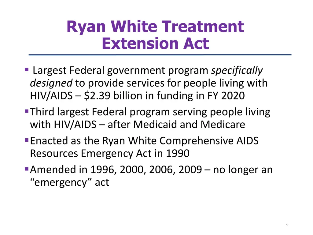 ryan white treatment extension act