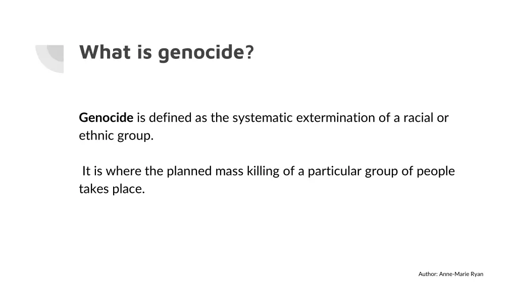 what is genocide