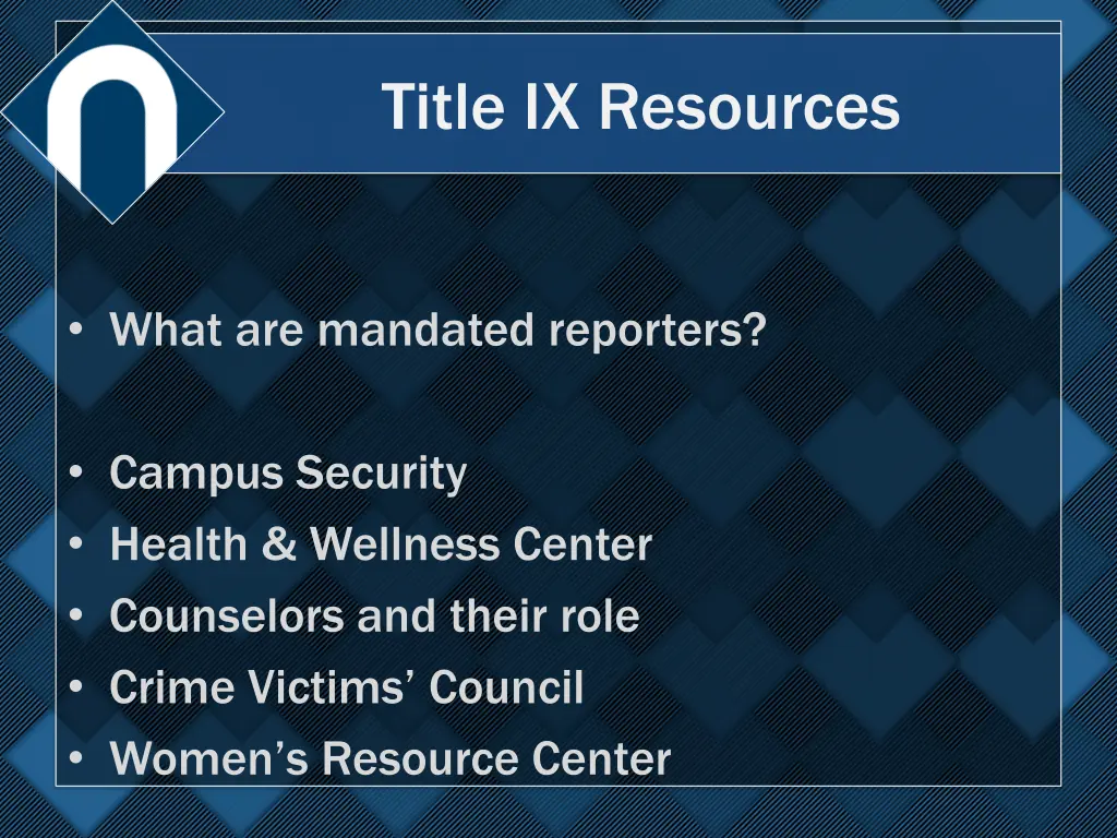 title ix resources